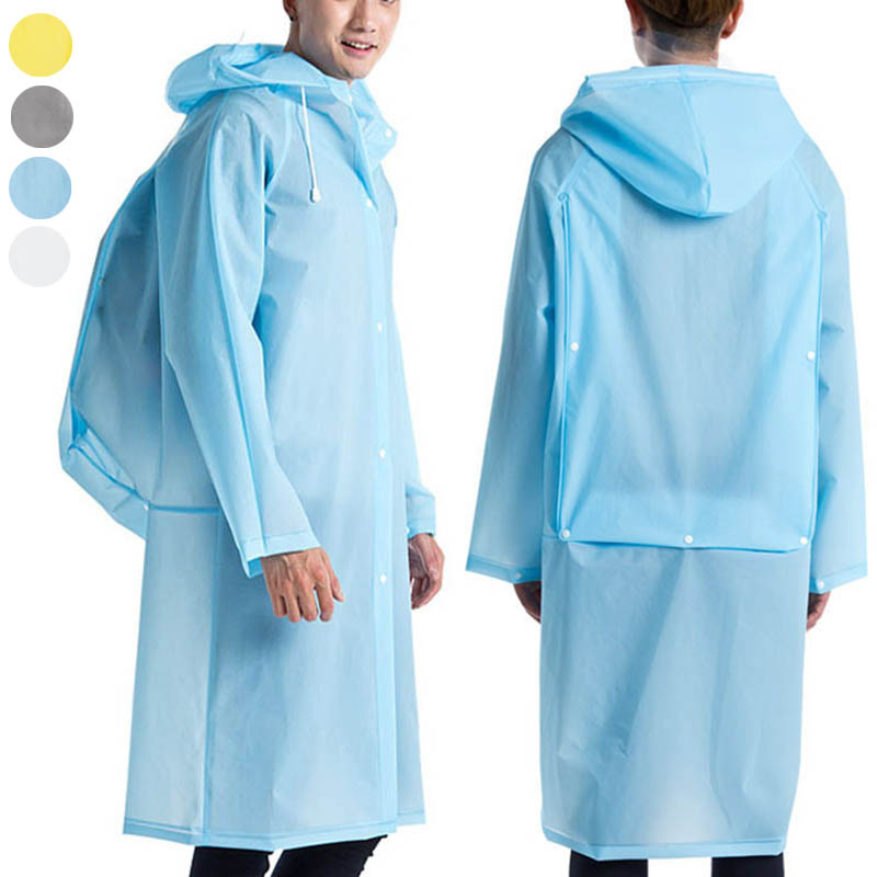 Cycling Gear For Rain - Yeni yeniden kullanılabilir şeffaf EVA uzun