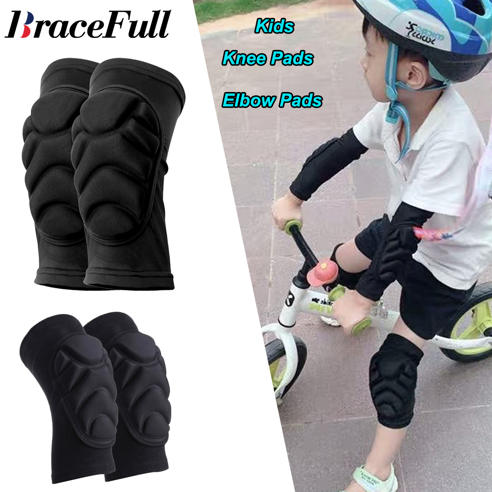 Cycling Protective Gear Kids - 1 çift çocuklar diz pedleri ve
