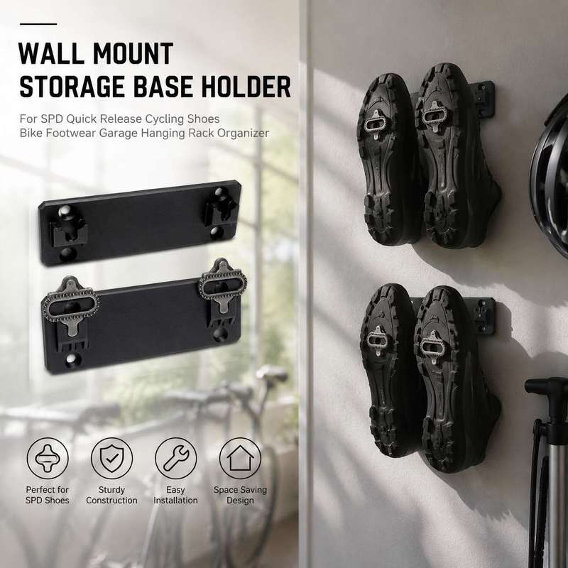 Cycling Gear Wall Hanger - Duvara Monte SPD Hızlı Çıkarma Bisiklet