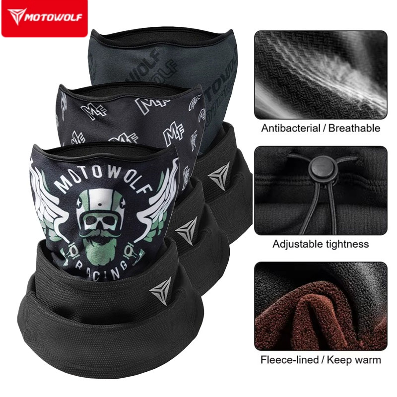 Cycling Gear For Winter - Motowolf Kışlık Sıcak Taktiksel Balaklava Bisiklet