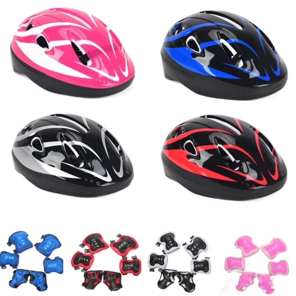 Cycling Gear Kids - Çocuklar kask diz dirsek pedleri bileklik