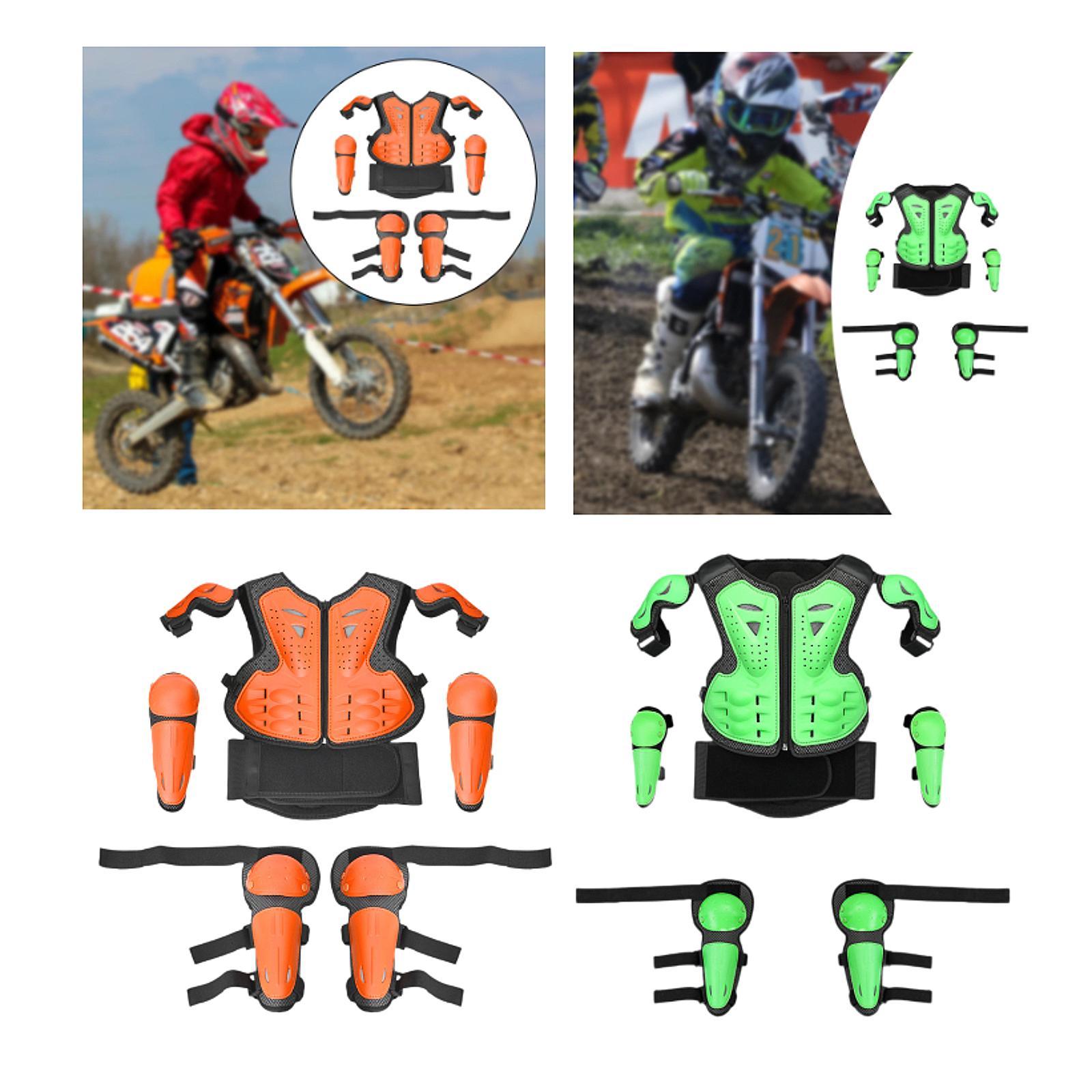 Cycling Gear Kids - Çocuk Motosiklet Motokros Ekipman Seti Zırh