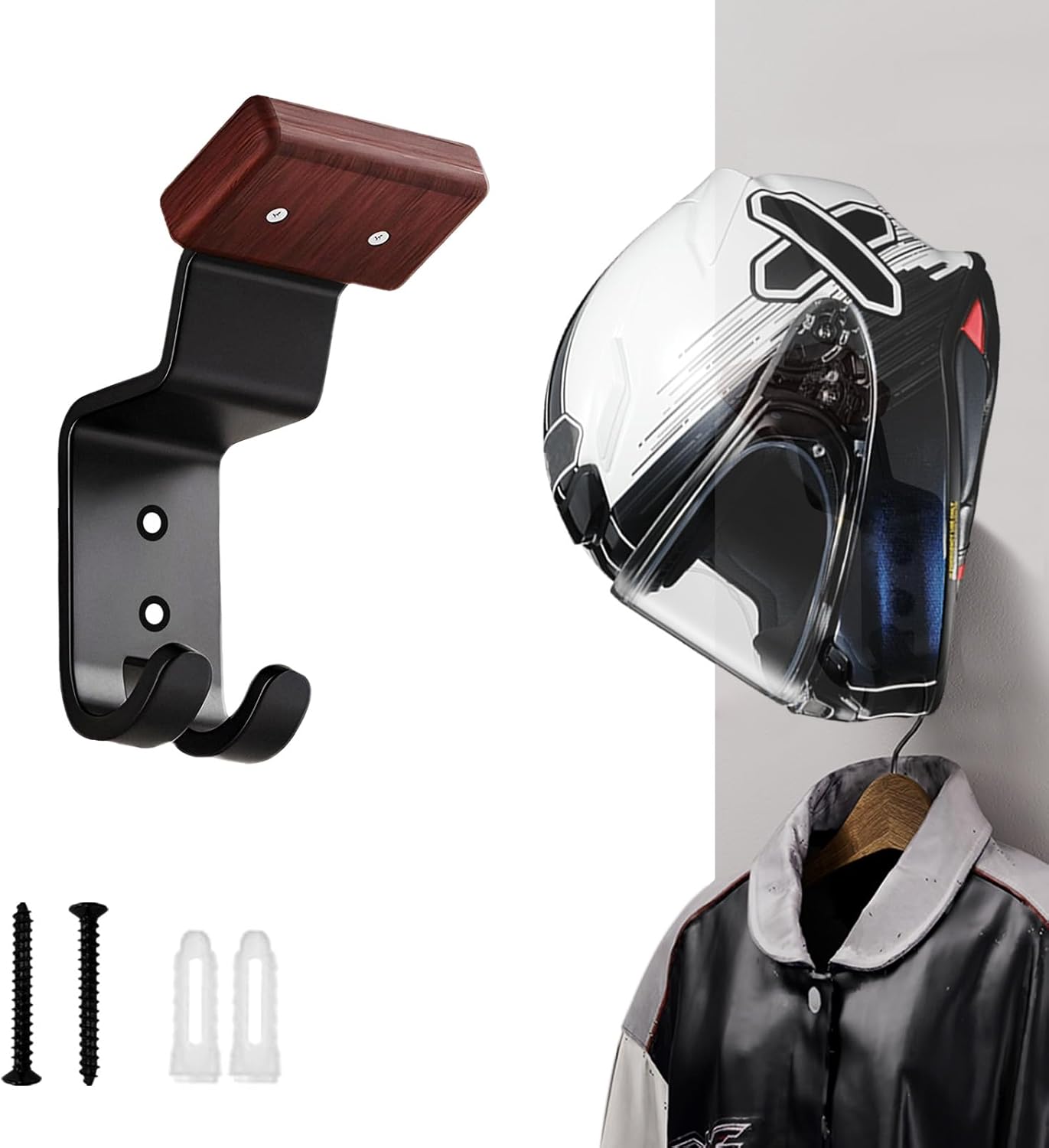 Cycling Gear Wall Hanger - Motosiklet Kaskı Askısı Duvar Montaj Aparatı,