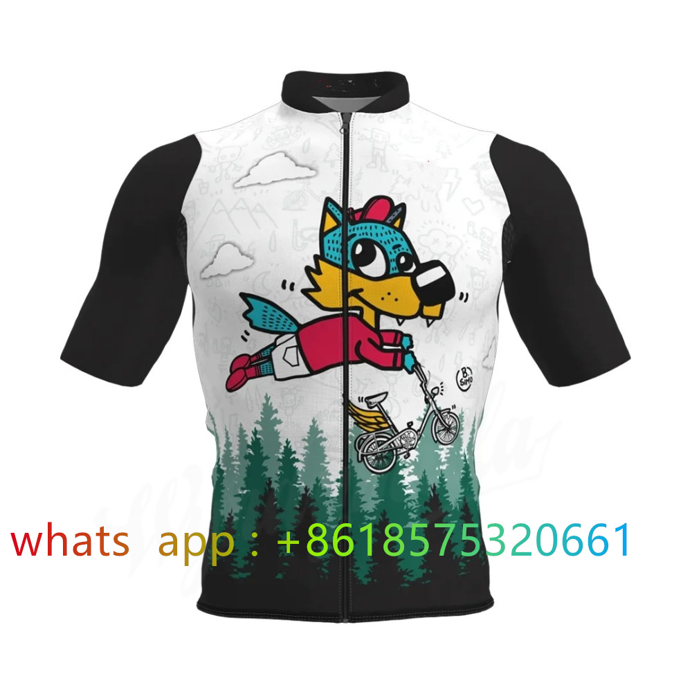 Cycling Gear Kids - Yeni çocuk bisiklet Jersey yaz çocuk