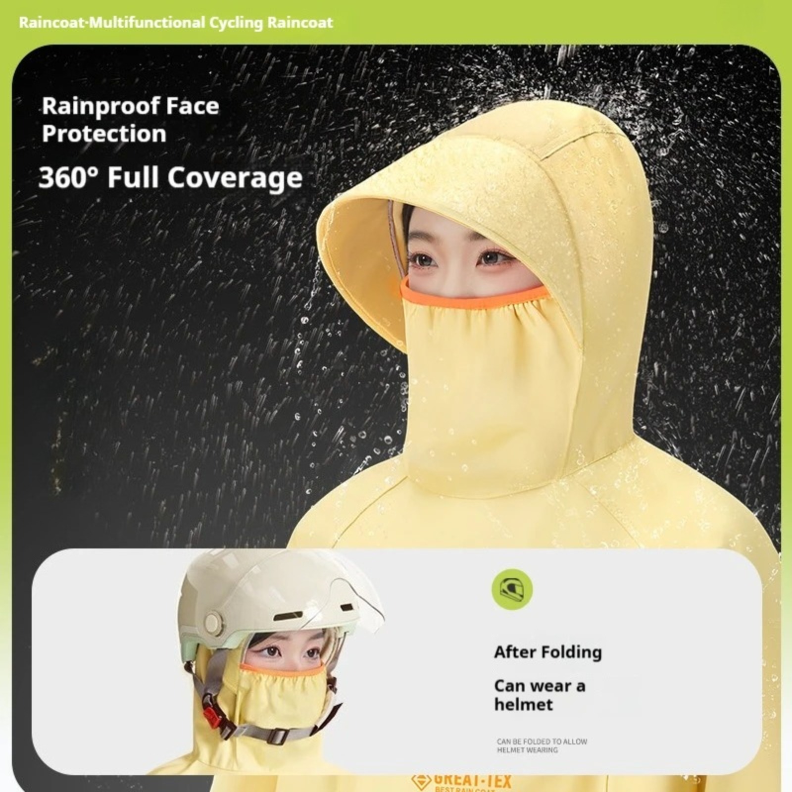 Su geçirmez Yağmurluk Bisiklet - Cycling Gear For Rain incelemesi ve fiyatı