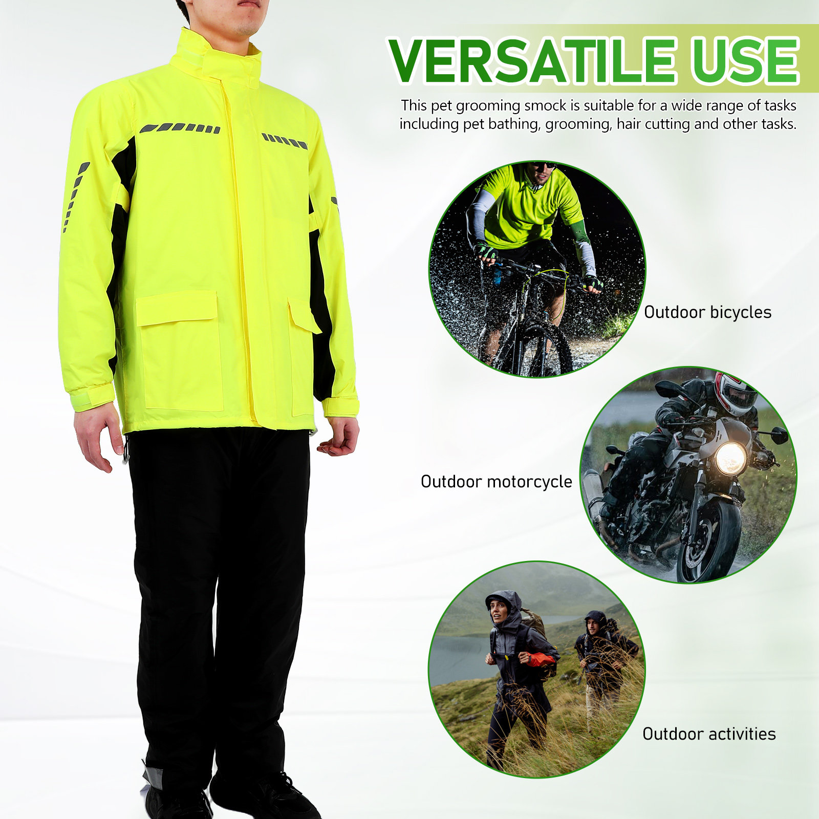 1 takım erkekler açık hava bis - Cycling Gear For Rain incelemesi ve fiyatı