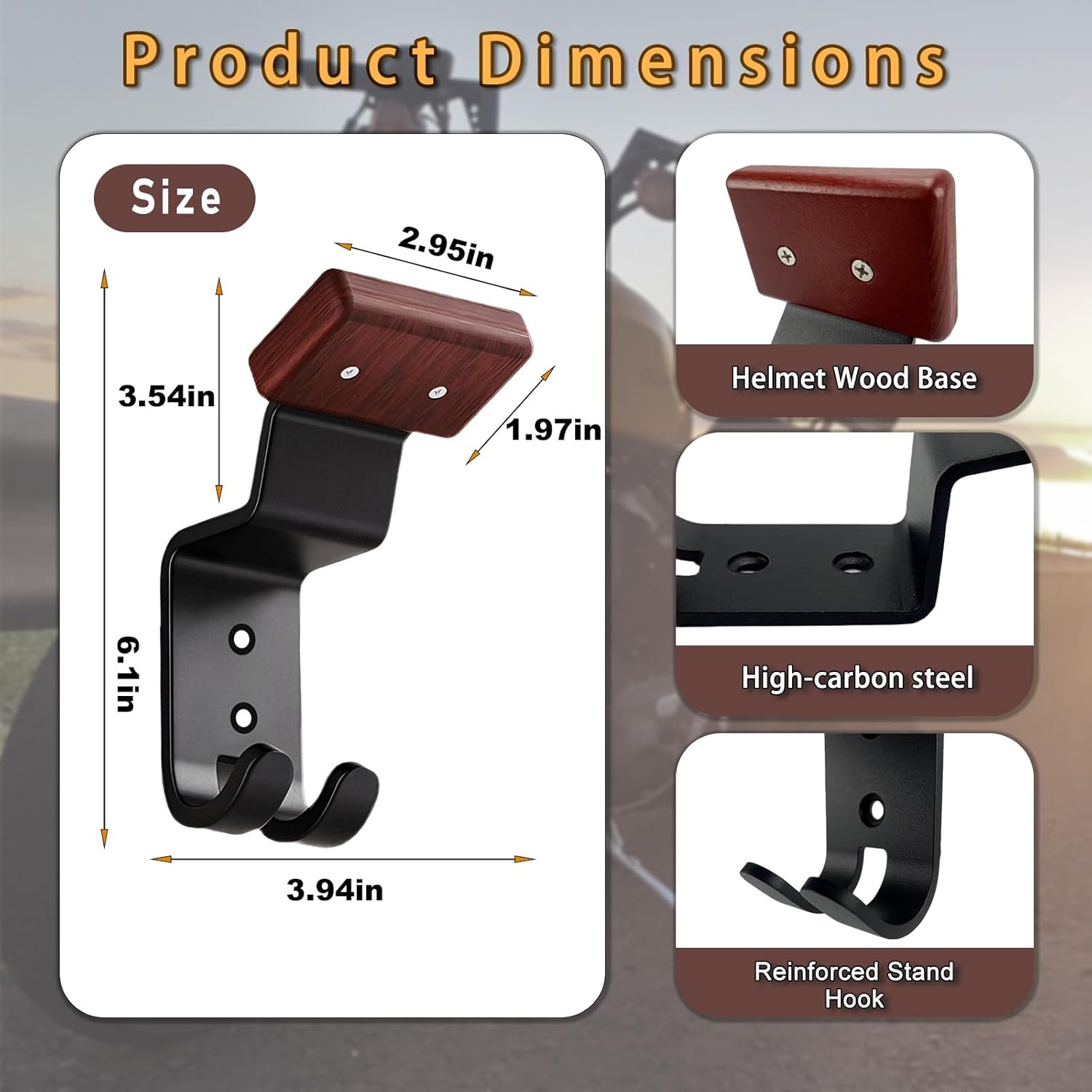 Motosiklet Kaskı Askısı Duvar  - Cycling Gear Wall Hanger incelemesi ve fiyatı